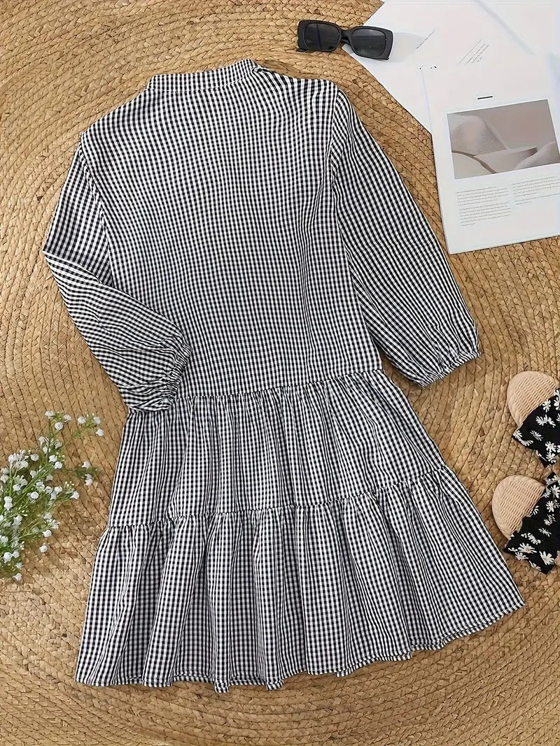 Karotraum | Legeres Kariertes Kleid