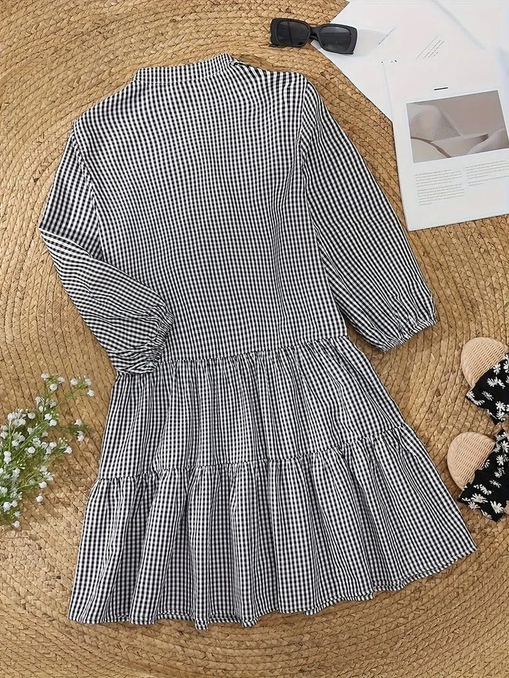 Karotraum | Legeres Kariertes Kleid