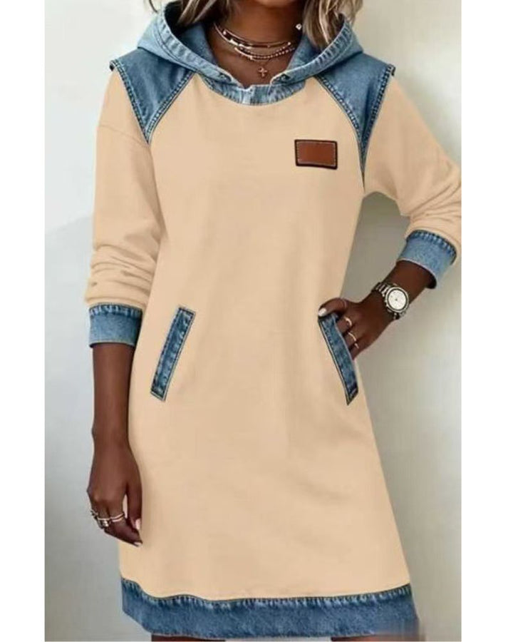 Angelicahoodie | Moderne Kleid mit Kapuze