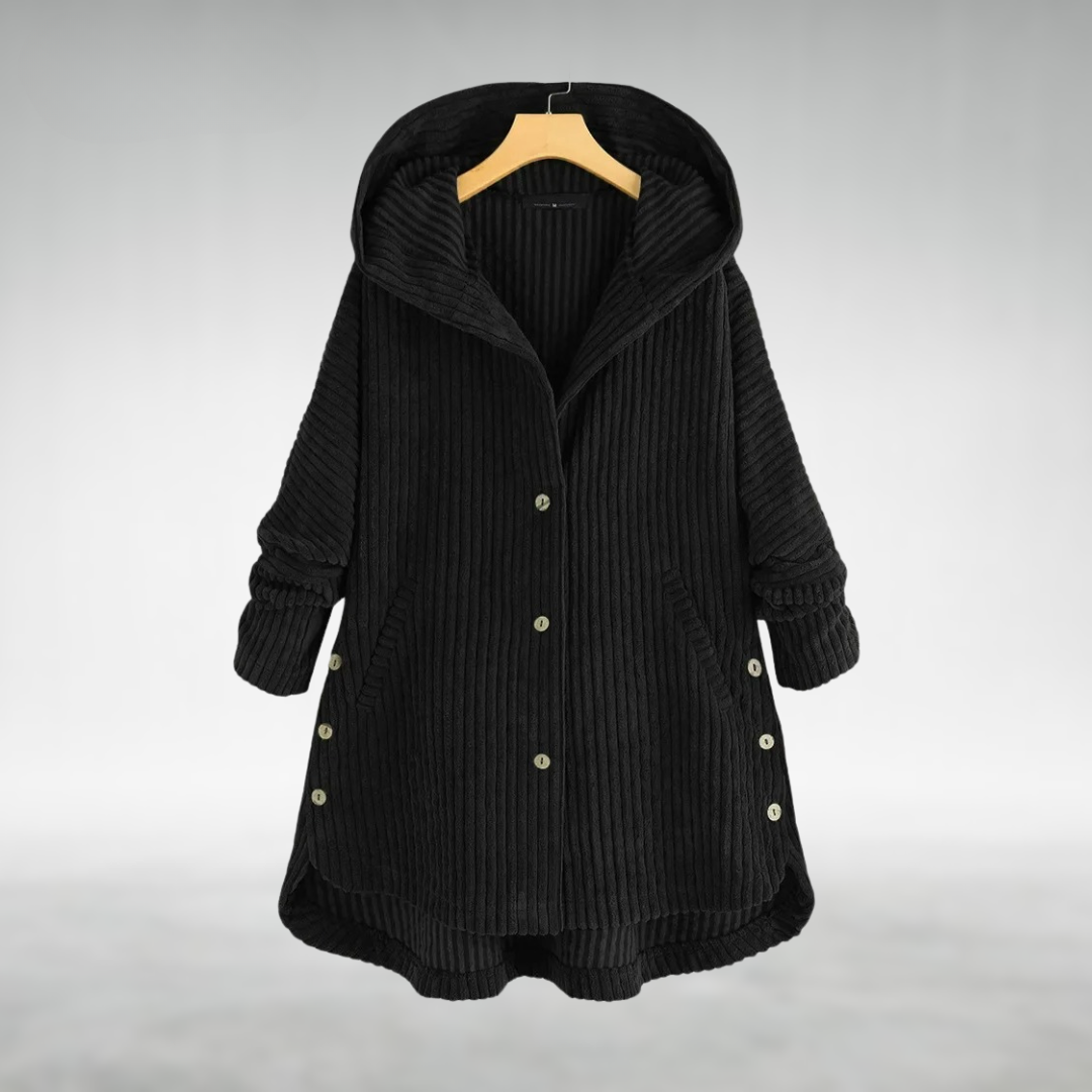 Cordwärme | Kapuzenjacke aus Cord