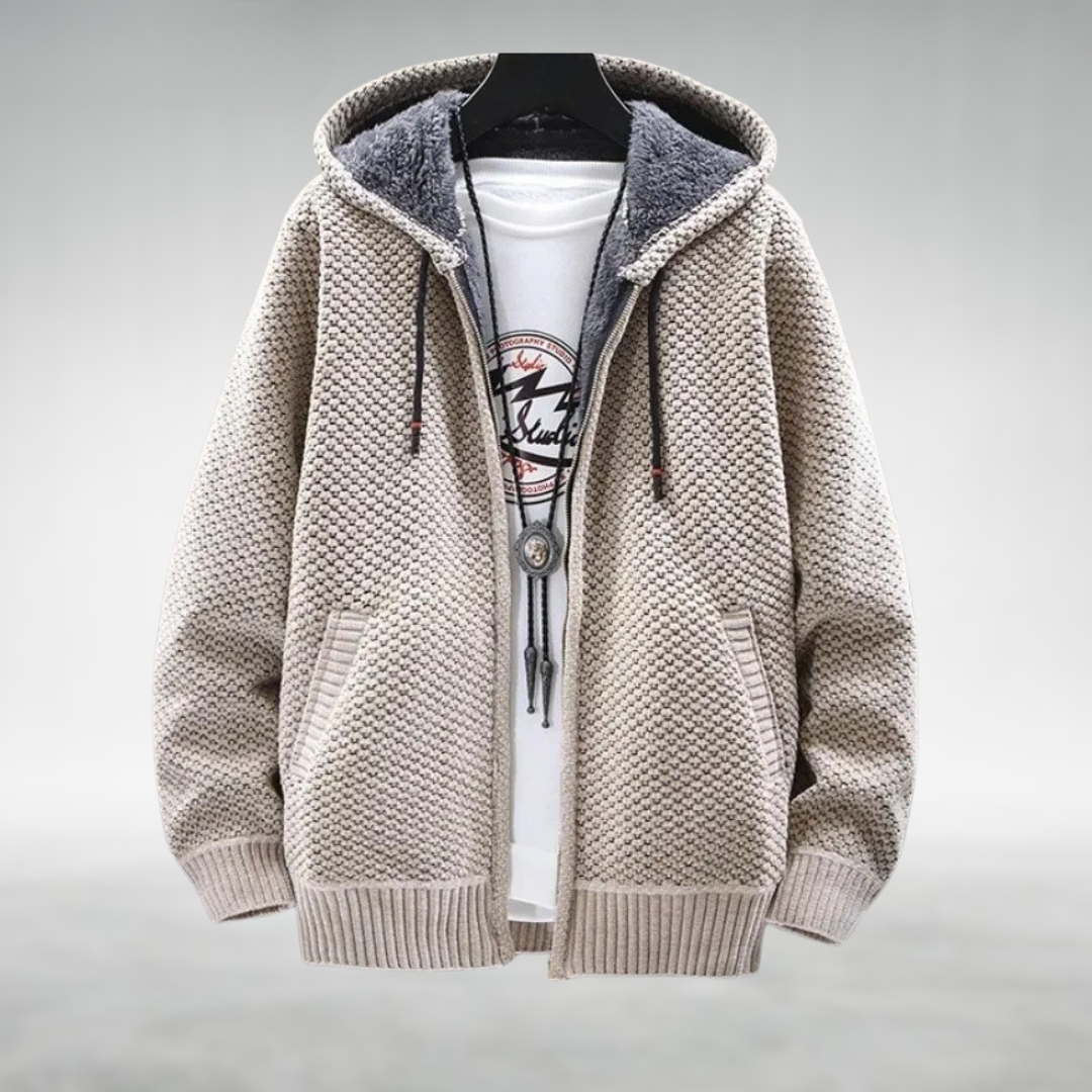 Strickkomfort | Bequemer Strick-Hoodie