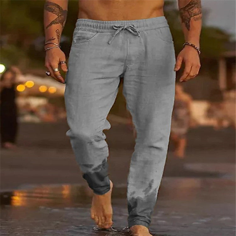 Strandbaumwolle | Lässige Herren Strandhose aus Baumwolle