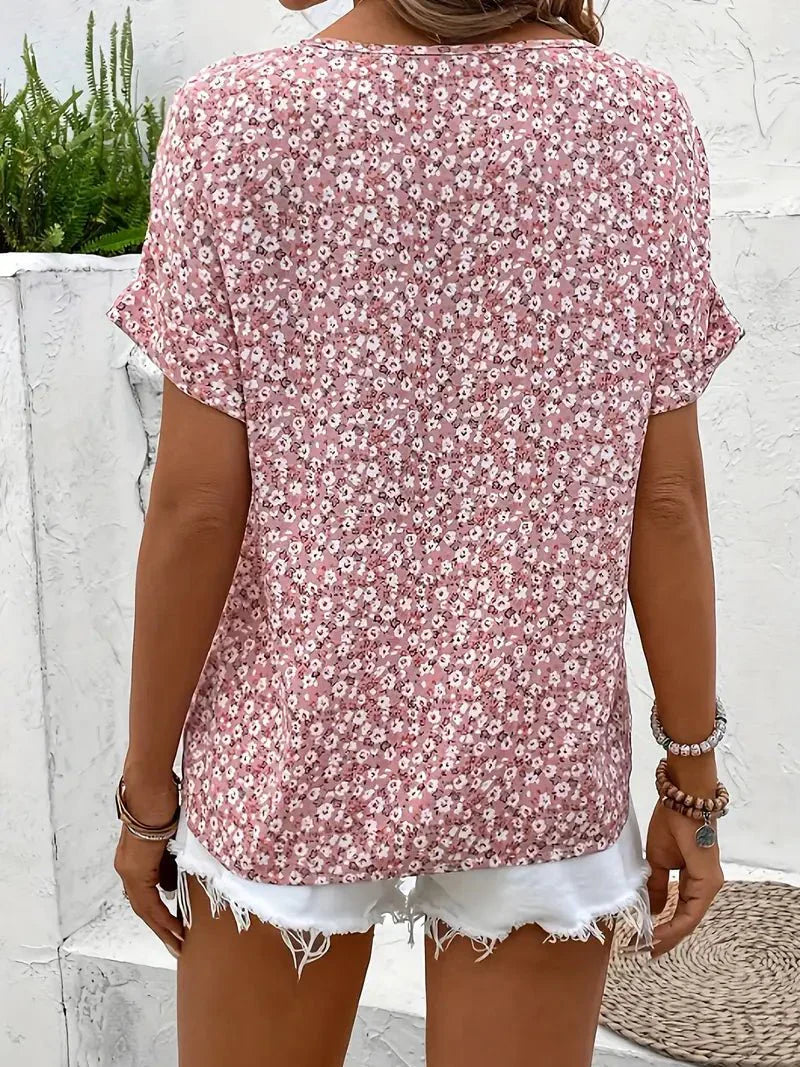 Wildblüte | Bluse mit Kragen