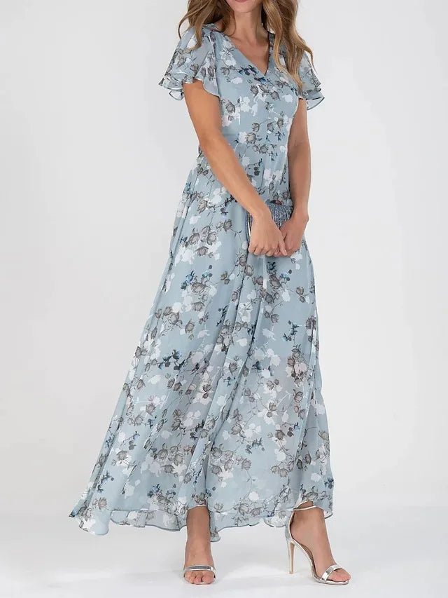 Farbrausch | Glamouröses Kleid mit Bauch-Kaschier-Effekt