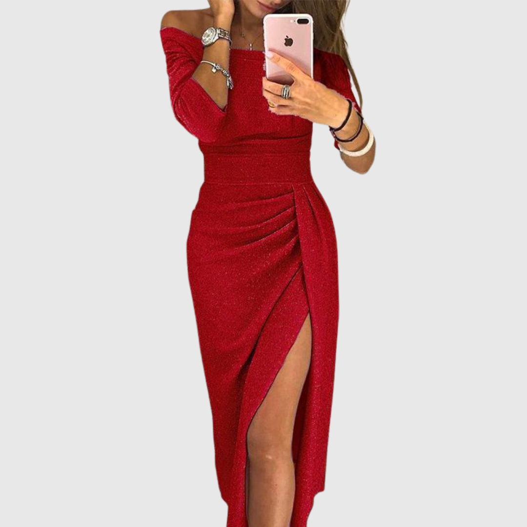 Elyneck | Schickes Maxikleid mit Neckholder