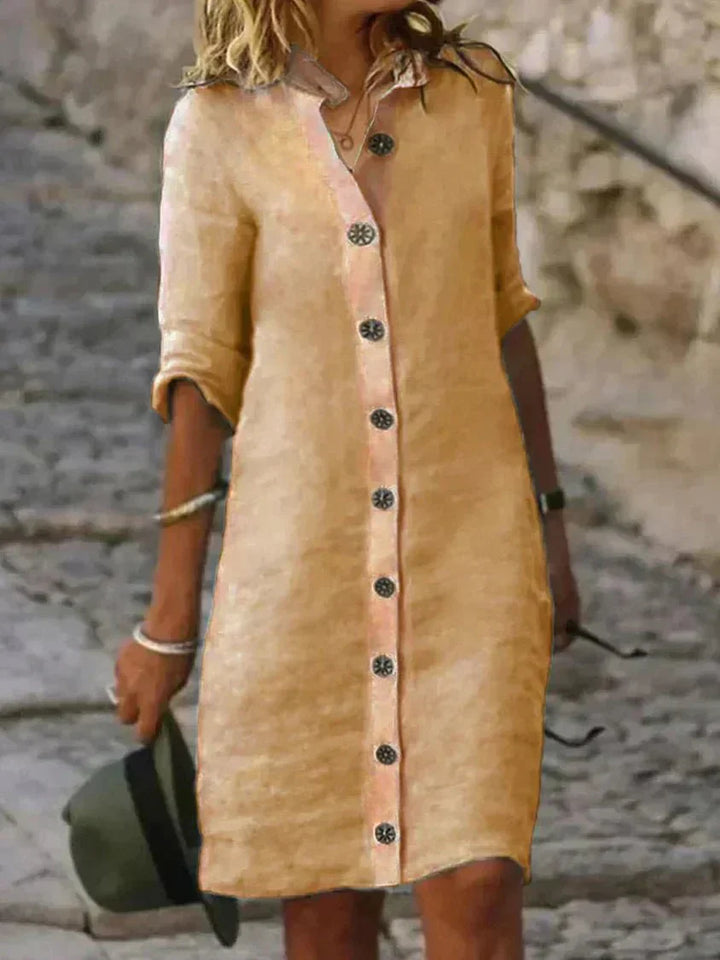 Komfortbrise | Legeres Hemdblusenkleid