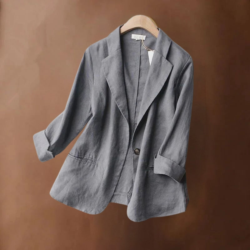 Leinenchic | Eleganter Leinenblazer