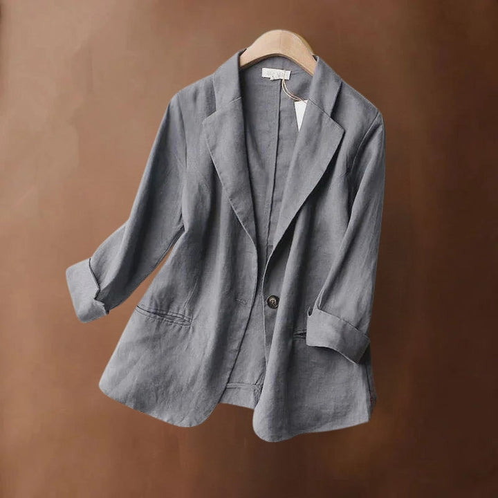 Leinenchic | Eleganter Leinenblazer