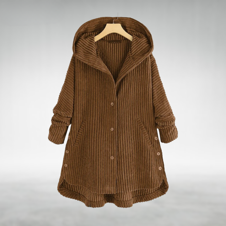 Cordwärme | Kapuzenjacke aus Cord