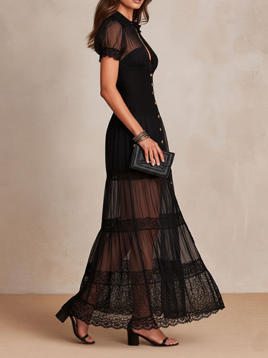 Gillian Boho-Maxikleid – fließende Silhouette