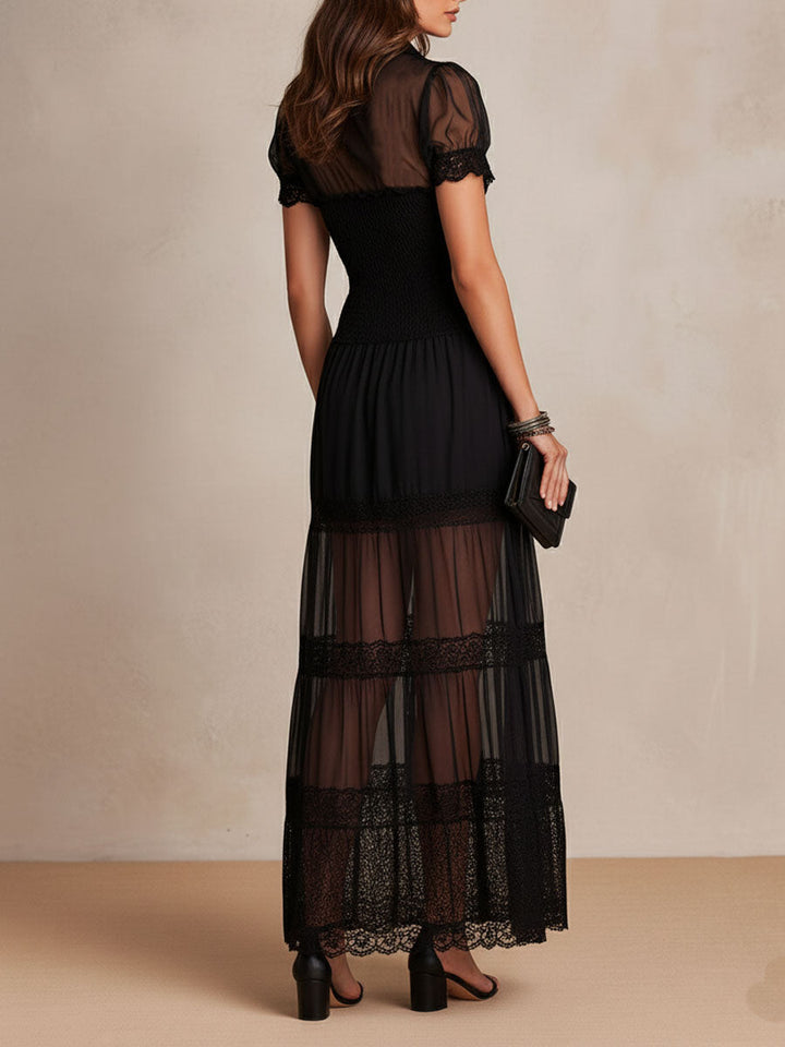Gillian Boho-Maxikleid – Detailansicht