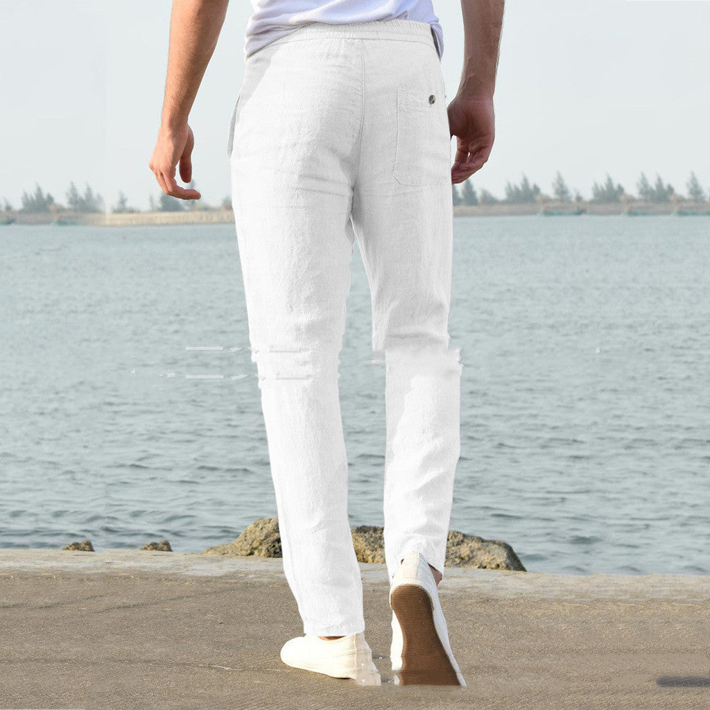 Urlaubshose | Herren Freizeithose mit elastischem Bund