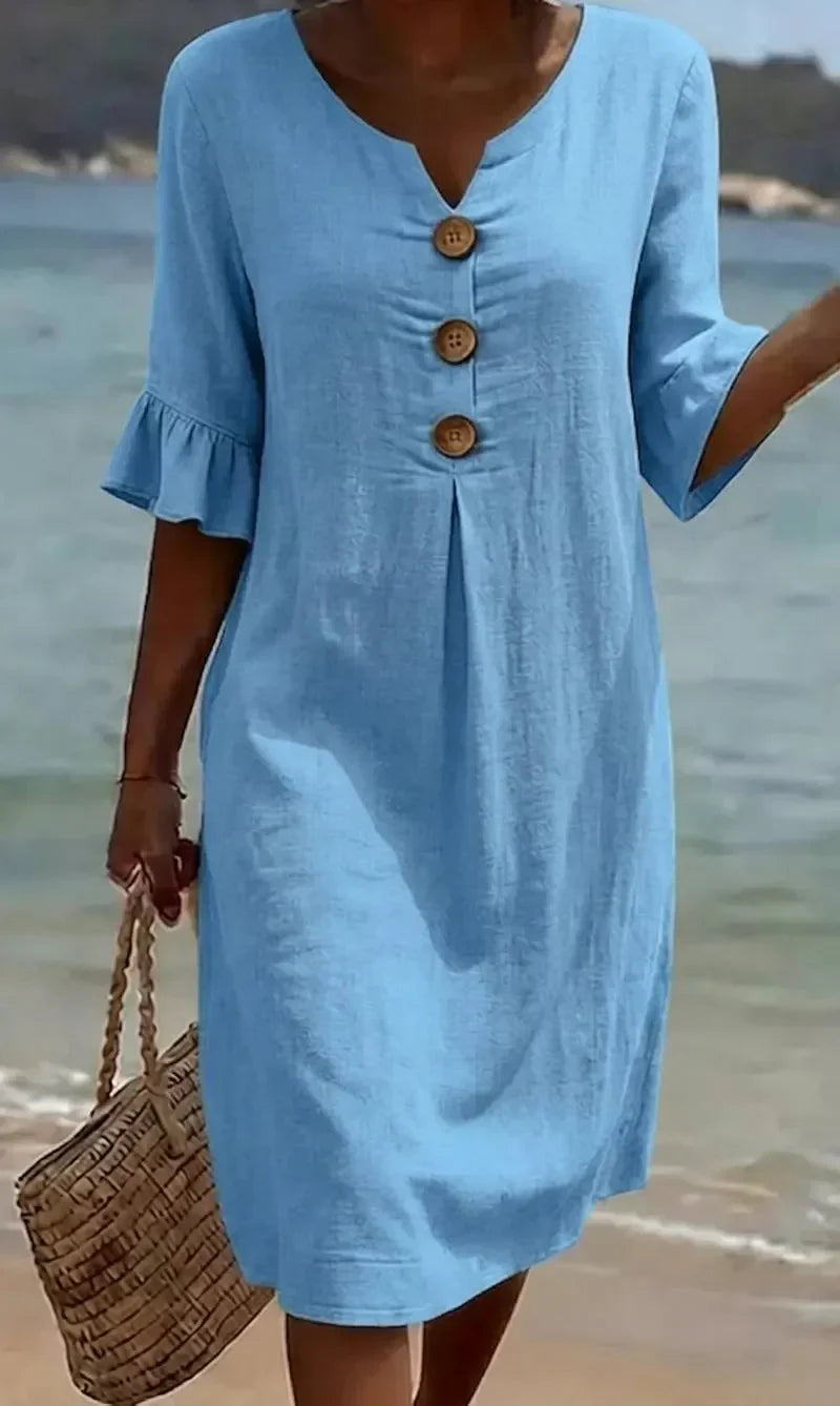 Naomi Shiftkleid in Hellblau