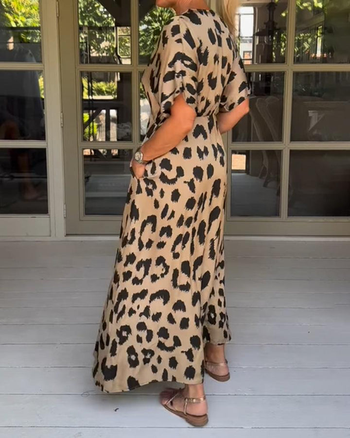 Wildmuster | Kleid mit Leopardenprint