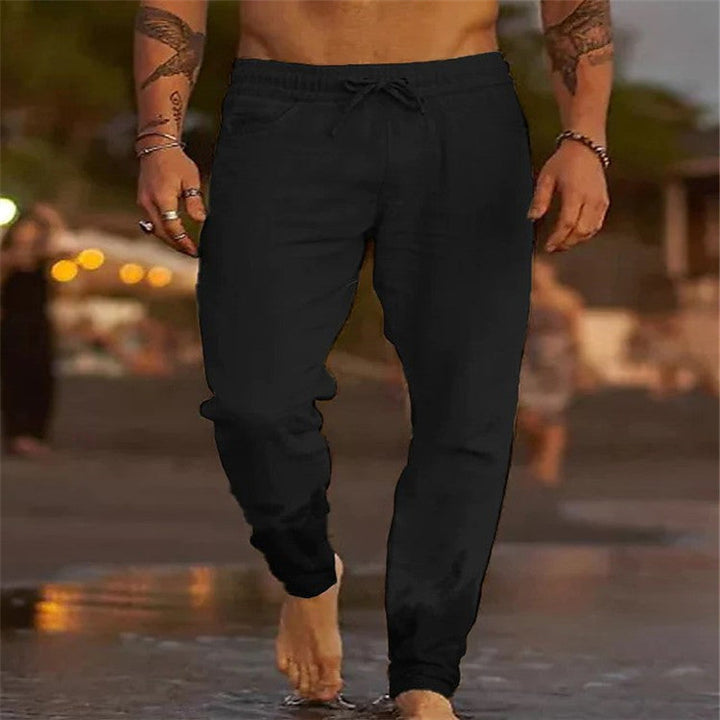 Strandbaumwolle | Lässige Herren Strandhose aus Baumwolle