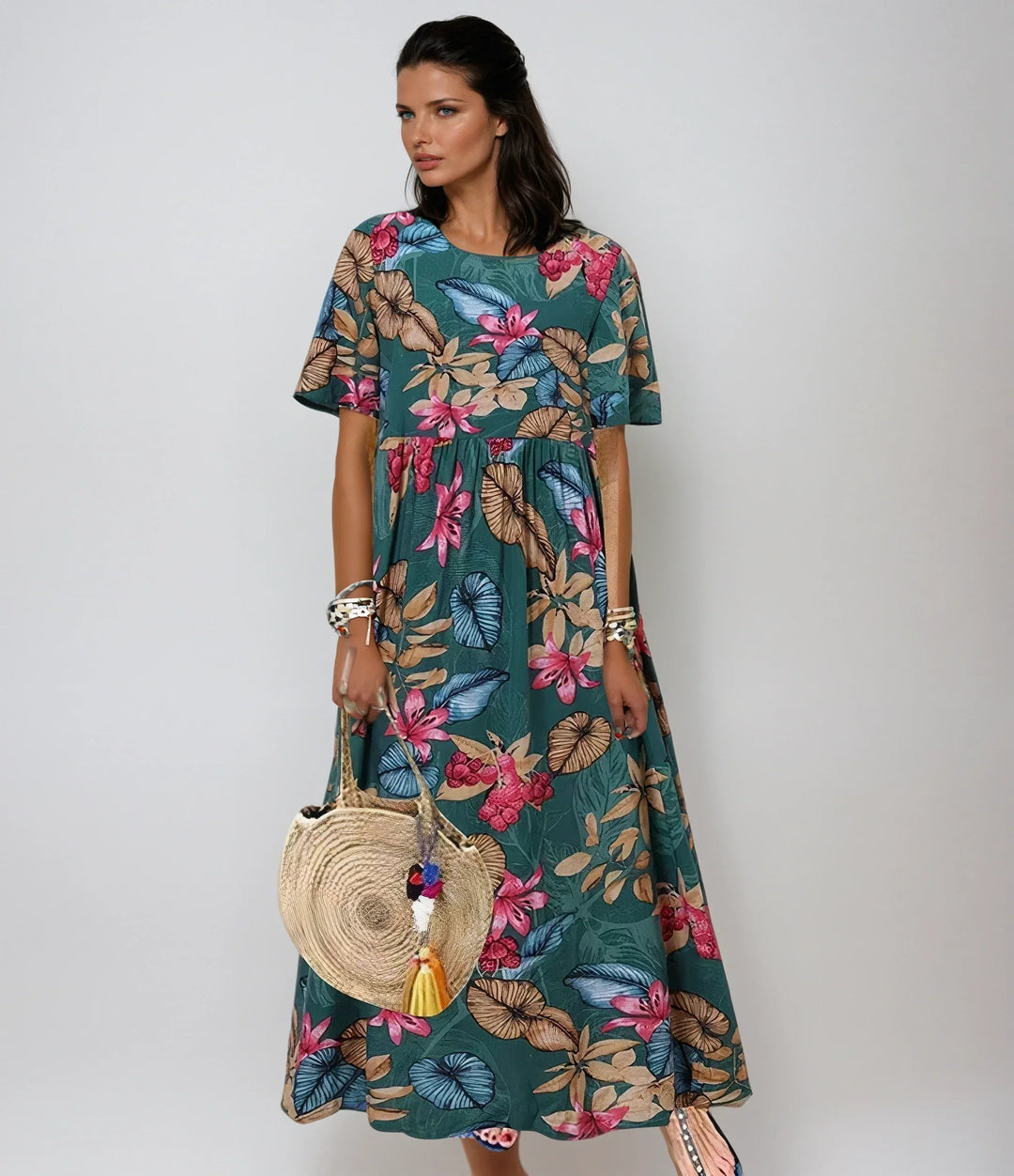 Gartenblüte | Blumenkleid mit Rüschenärmeln