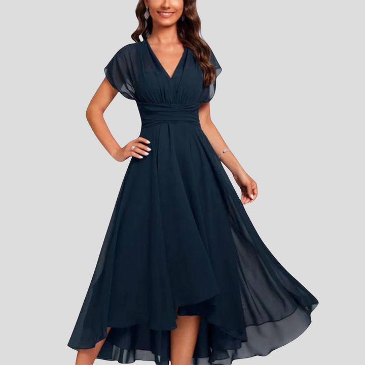 Enidabend | Fließendes & Elegantes Abendkleid mit V-Ausschnitt