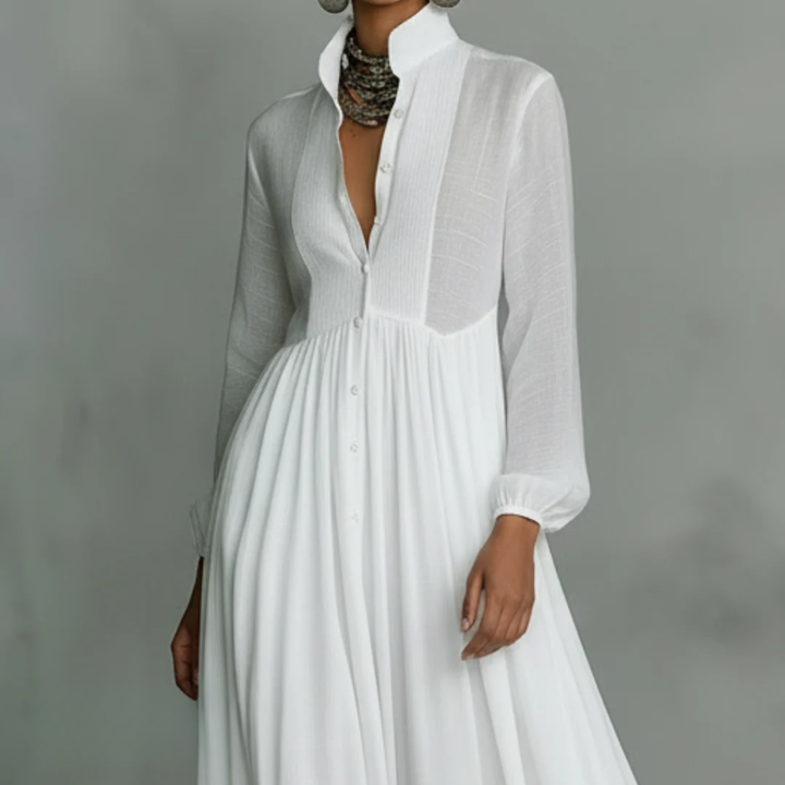 Gailbaumwolle | Essentielles Maxikleid aus Baumwolle
