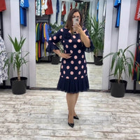 Casivaretro | Retro-inspiriertes Kleid mit Plisseerock