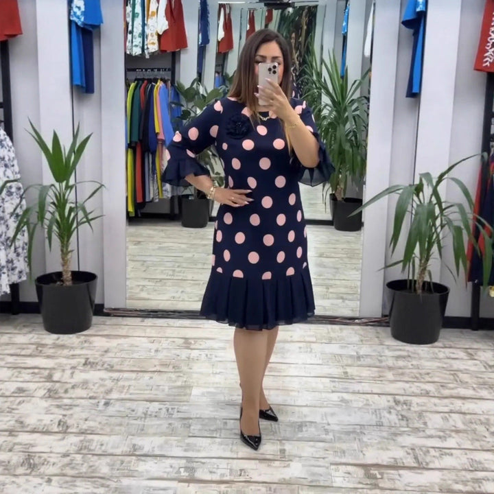 Casivaretro | Retro-inspiriertes Kleid mit Plisseerock