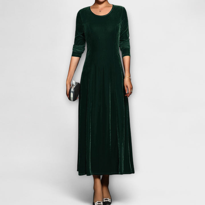 Marilousamt | Weiches Samtkleid