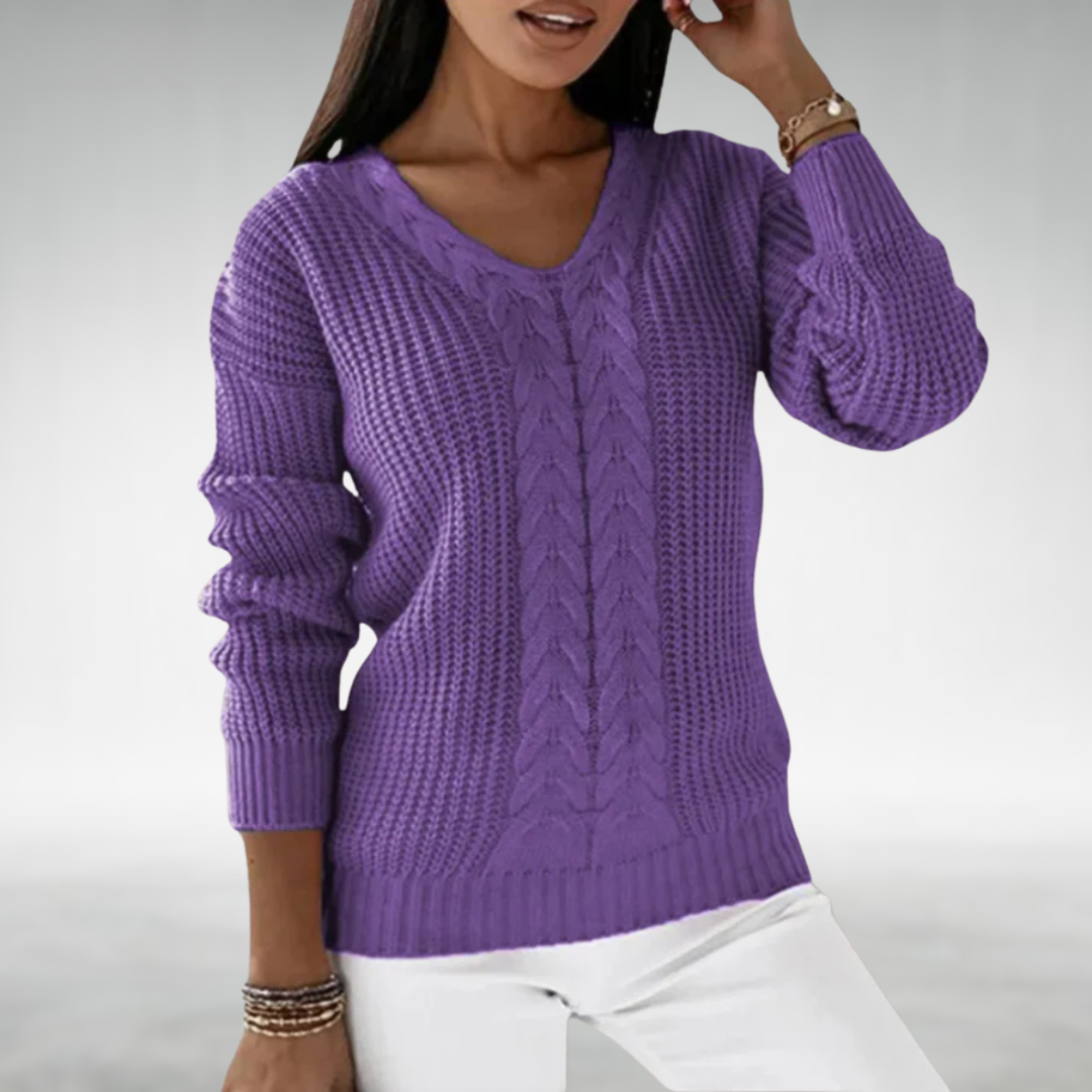 Zopfliebe | Eleganter Strickpullover