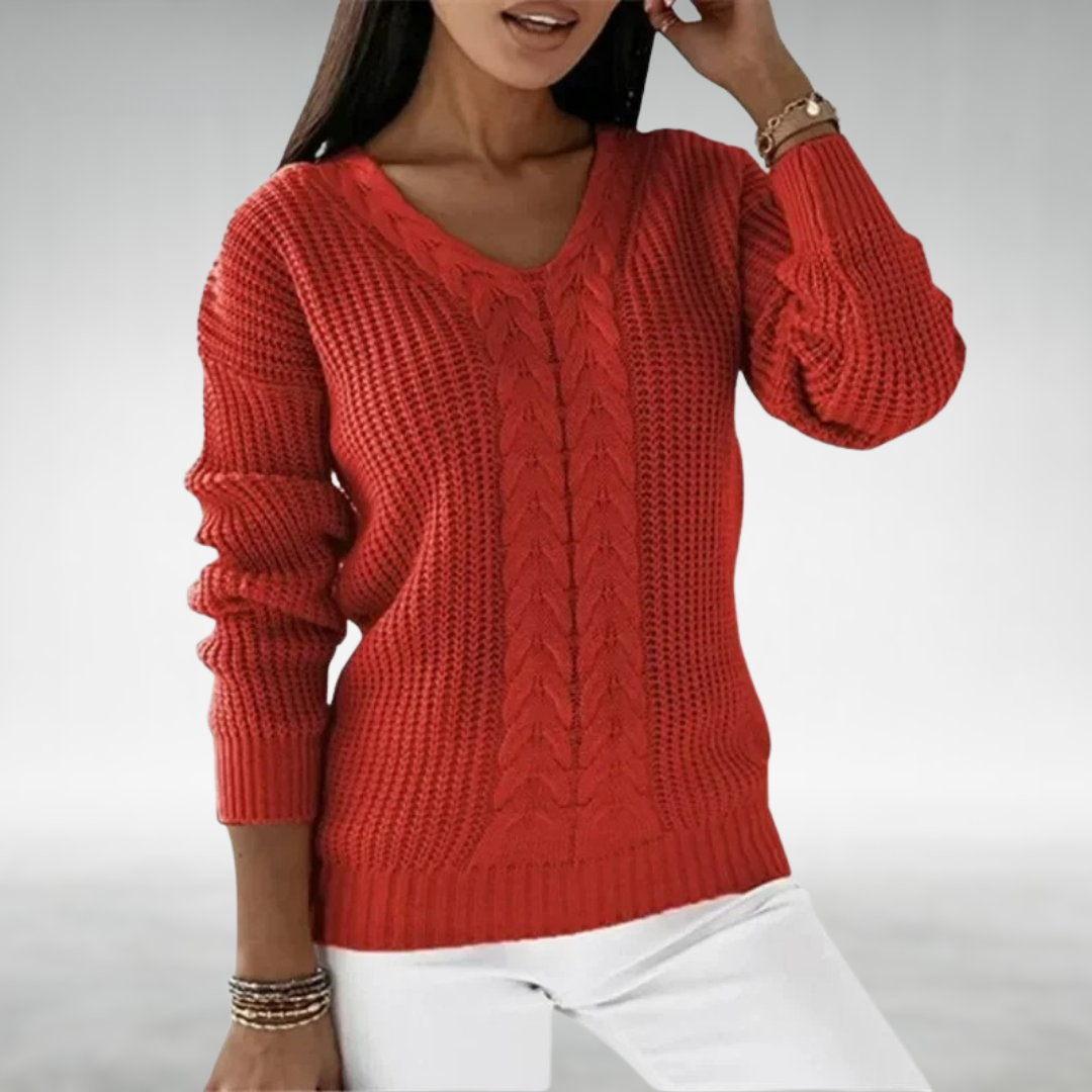Zopfliebe | Eleganter Strickpullover