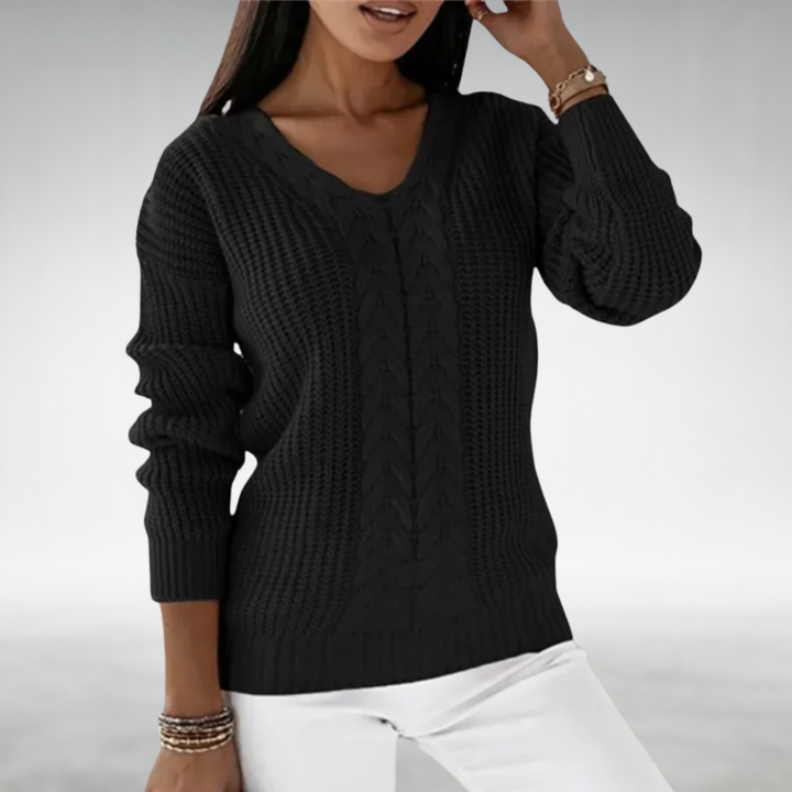Zopfliebe | Eleganter Strickpullover