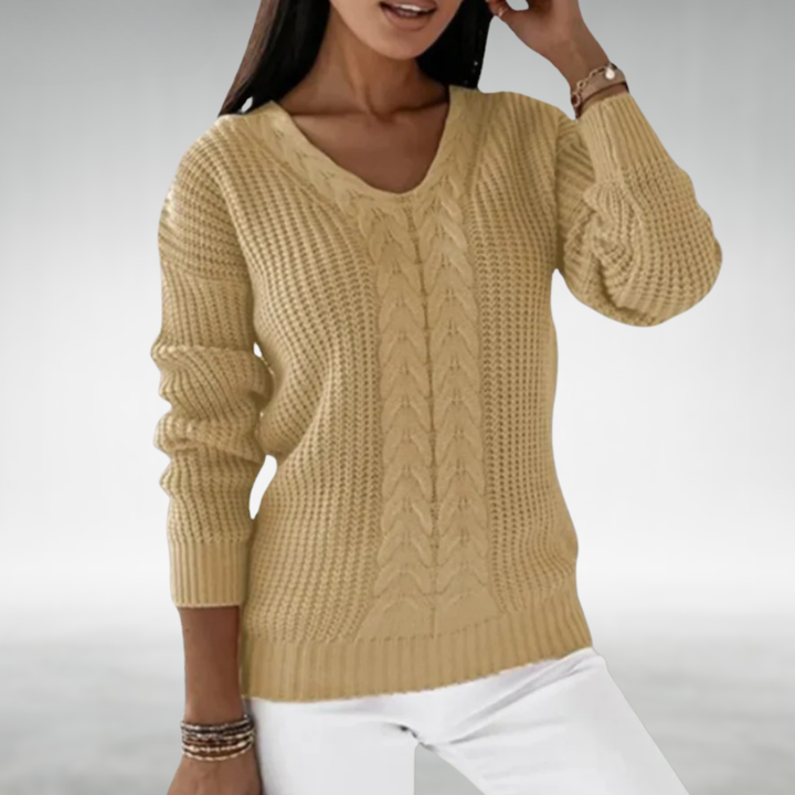 Zopfliebe | Eleganter Strickpullover