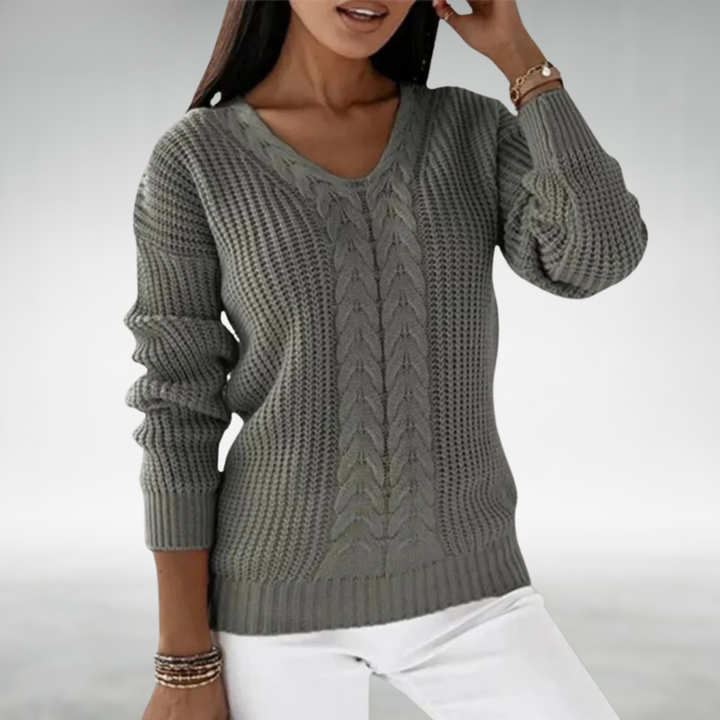 Zopfliebe | Eleganter Strickpullover