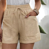 Leinenleicht | Legere Leinenmix-Shorts