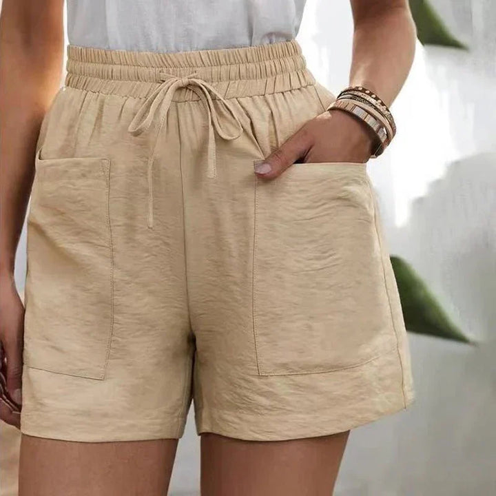 Leinenleicht | Legere Leinenmix-Shorts