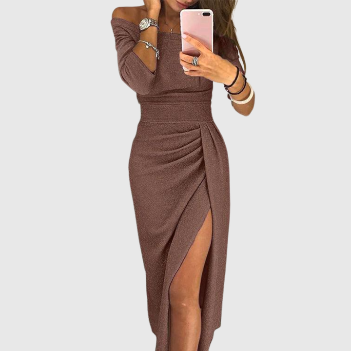Elyneck | Schickes Maxikleid mit Neckholder