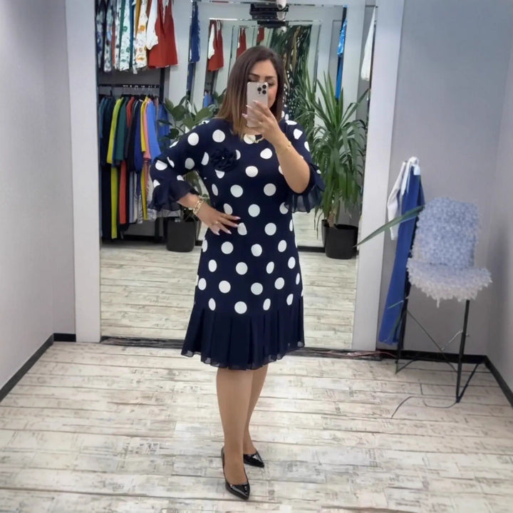 Casivaretro | Retro-inspiriertes Kleid mit Plisseerock