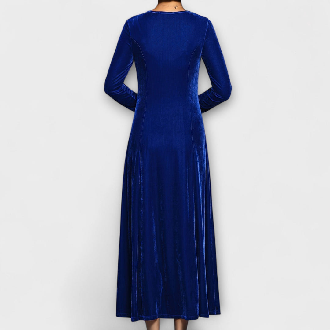 Marilousamt | Weiches Samtkleid