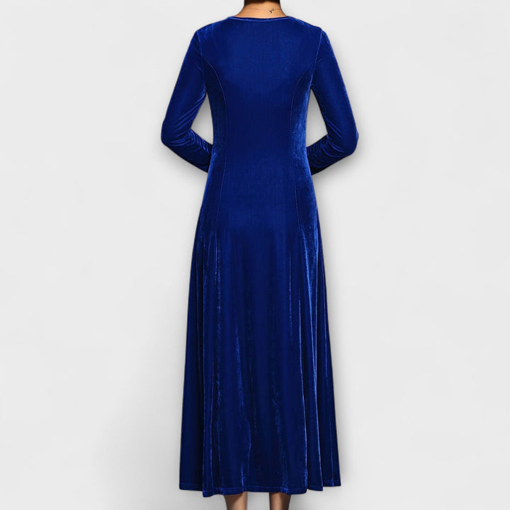 Marilousamt | Weiches Samtkleid