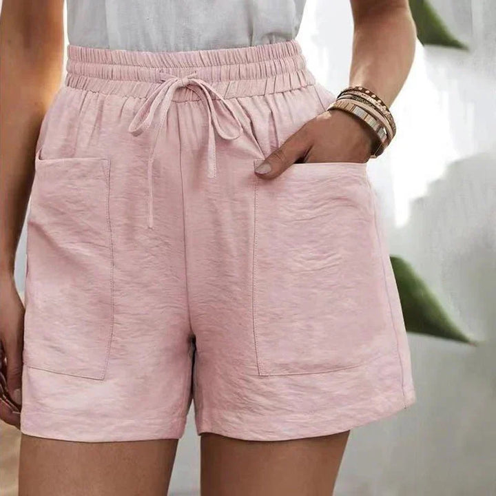Leinenleicht | Legere Leinenmix-Shorts