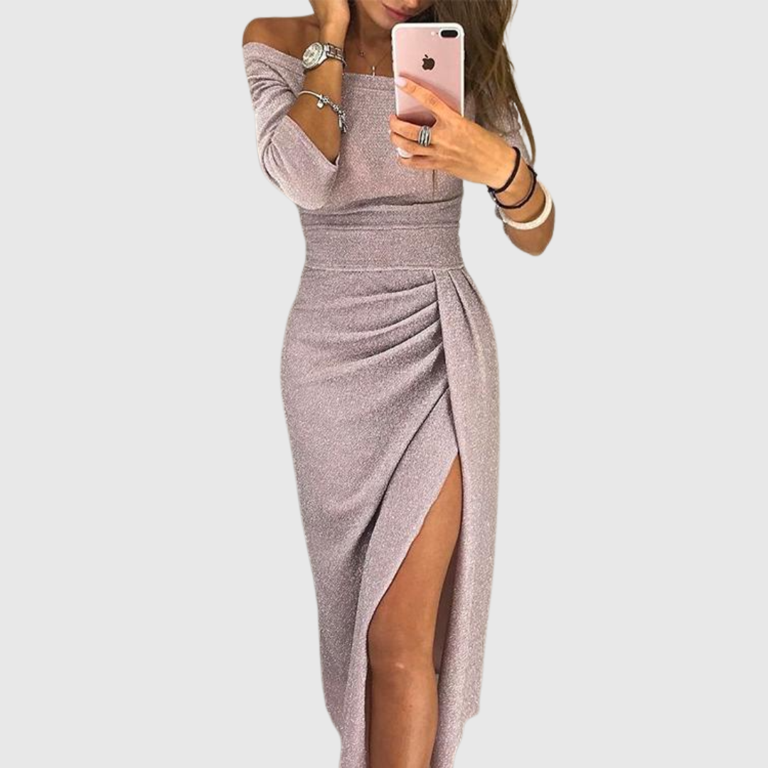 Elyneck | Schickes Maxikleid mit Neckholder