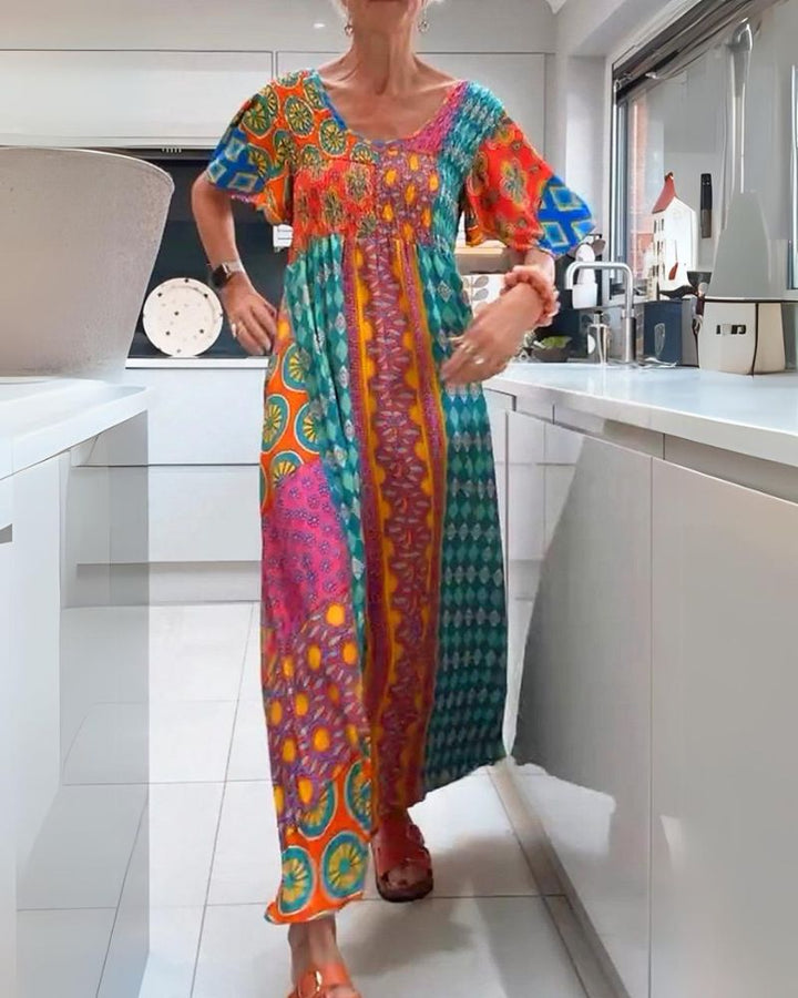 Ashboho | Buntes Bohemian-Kleid