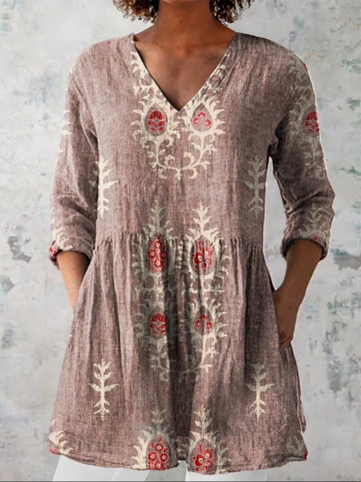 Elise Tunika-Bluse in Rosa