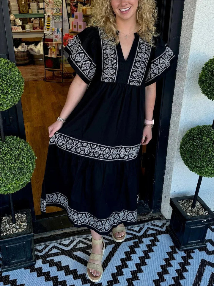 Boho-Traum | Fließendes Maxikleid
