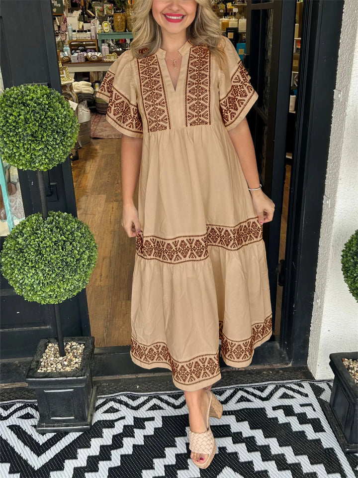 Boho-Traum | Fließendes Maxikleid