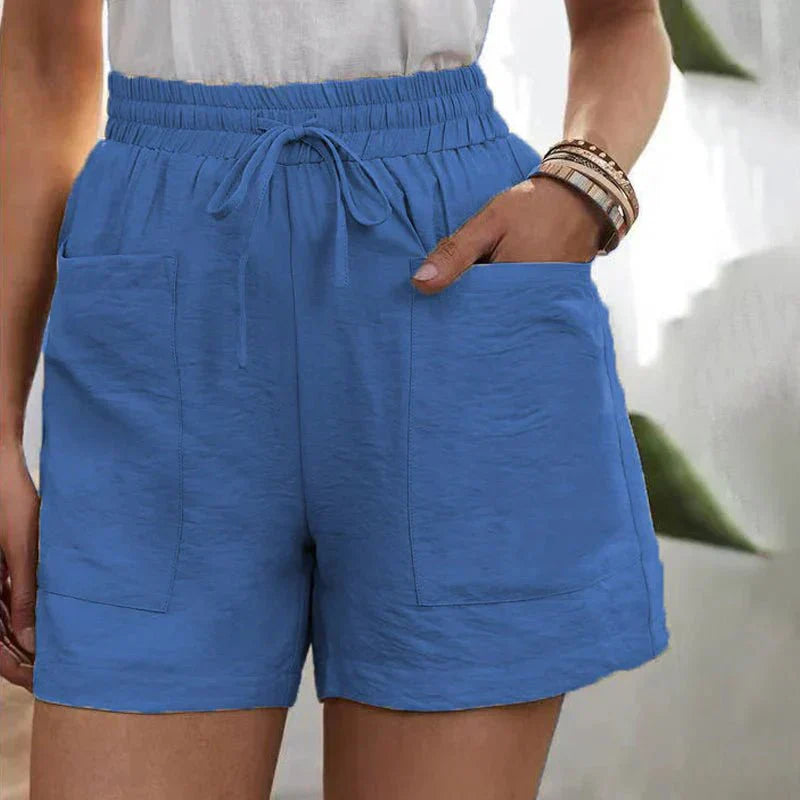 Leinenleicht | Legere Leinenmix-Shorts