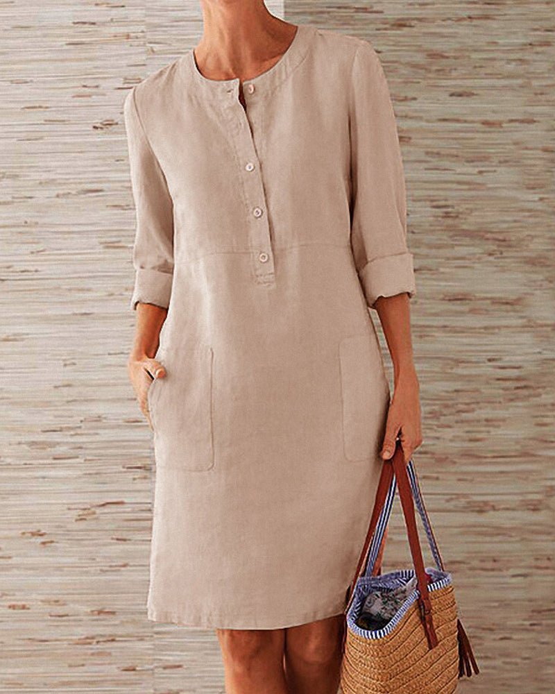 Knopfcharme | Zeitlos schickes Kleid