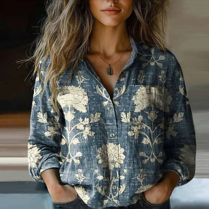 Retrodruck | Bedruckte Bluse