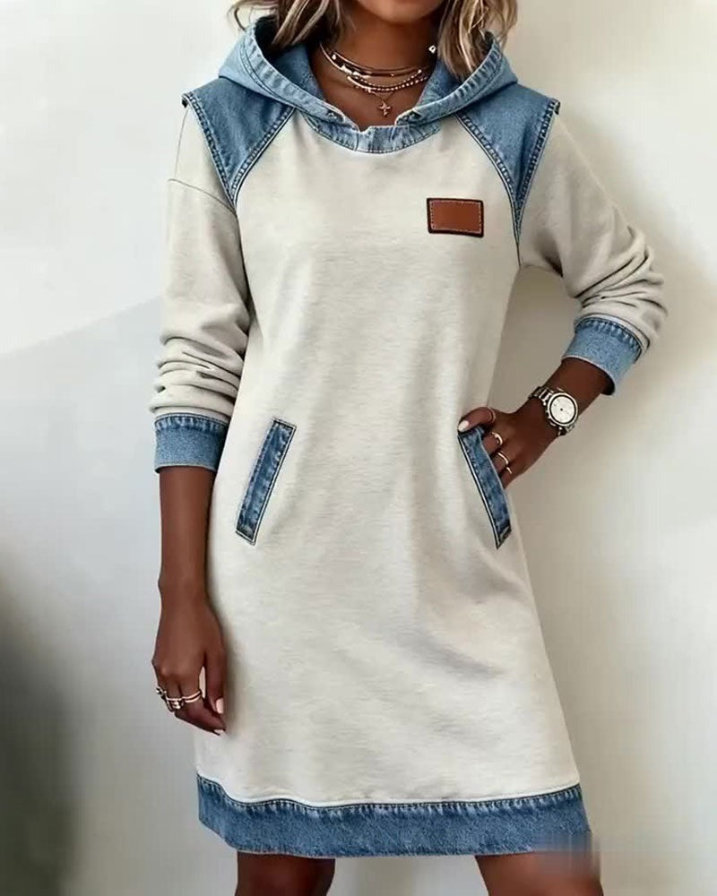 Angelicahoodie | Moderne Kleid mit Kapuze