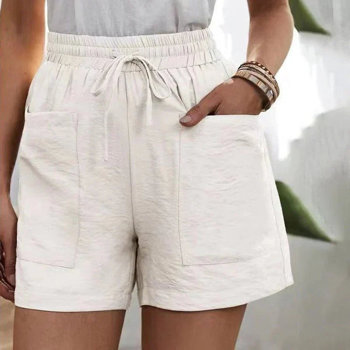 Leinenleicht | Legere Leinenmix-Shorts
