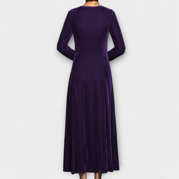 Marilousamt | Weiches Samtkleid