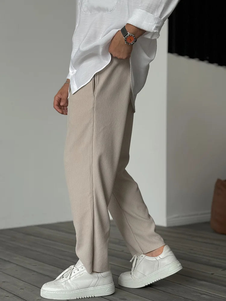 Plisseerelax | Herren Relax Fit Plissee Hose