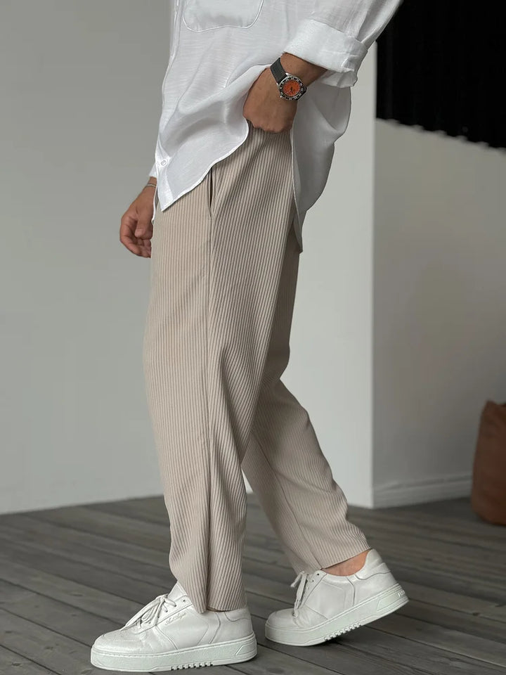 Plisseerelax | Herren Relax Fit Plissee Hose